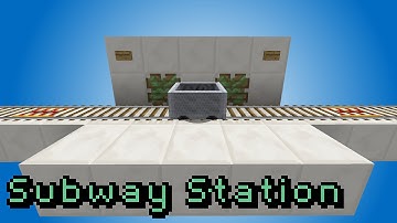 Minecraft: The Subway Style Minecart Station