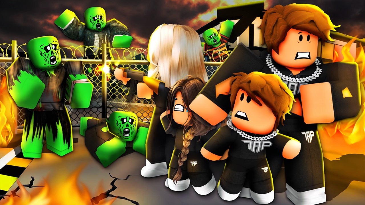 Our Family is TRAPPED in a ZOMBIE OUTBREAK.. (Brookhaven RP)
