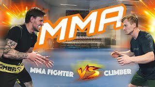 CLIMBER CHALLENGES MMA FIGHTER | #160