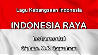 LAGU KEBANGSAAN INDONESIA RAYA LIRIK dan INSTRUMEN| ANIMASI BENDERA MERAH PUTIH