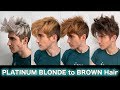 From PLATINUM BLONDE to BROWN HAIR