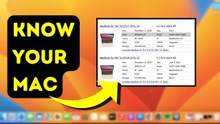 How to Know Your Macbook Air/ Pro or iMac Model