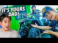 SURPRISING Dad With A Brand New ATV! 500k? (Emotional) | Ranz and Niana