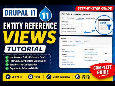 Make Entity Reference Fields Smarter with Views | Drupal 11 | Views in Entity Reference Fields