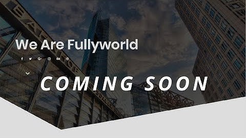 creative html and css landing page with parallax effect Coming Soon | HTML And CSS Tutorial