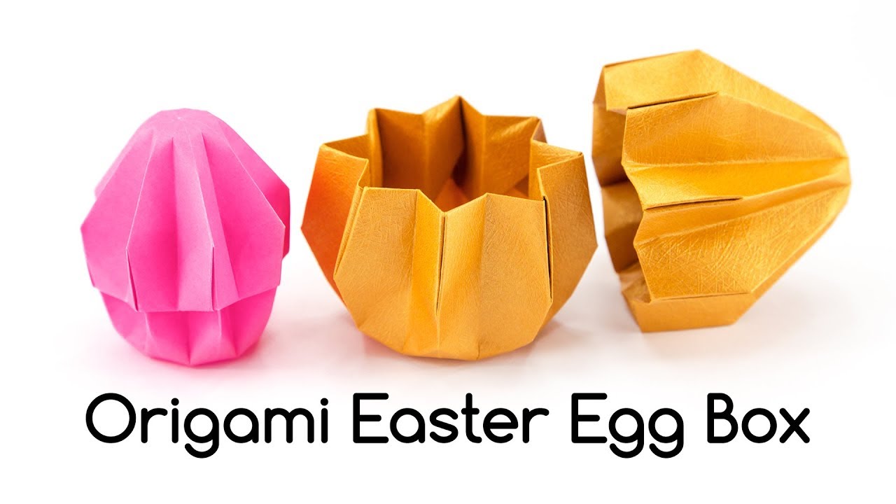 Origami Easter Egg Box Tutorial Paper Kawaii