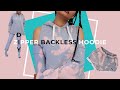 DIY Tie-Dye Zipper Backless Hoodie & Shorts Set Thrift Flip