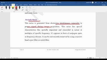 6CSE3 01, DIP, Unit 3, L 4, Noise Models, Dr  Neeraj Jain