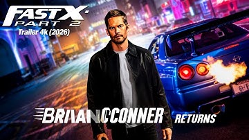 FAST X: PART 2 - Trailer 4k (2026) Brian O