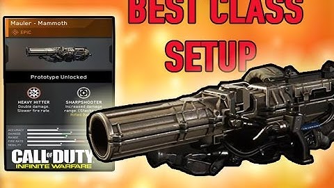 MAULER EPIC VARIANT BEST CLASS SETUP INFINITE WARFARE EPIC VARIANTS GAMEPLAY!!!(MAMMOTH)