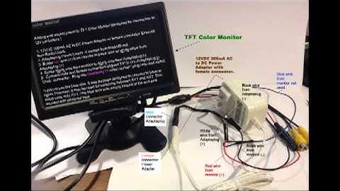 TFT Color monitor for Raspberry Pi
