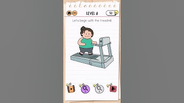 Brain Test 2 Fitness With Cindy Level 8 Answer | Lets begin with the treadmill