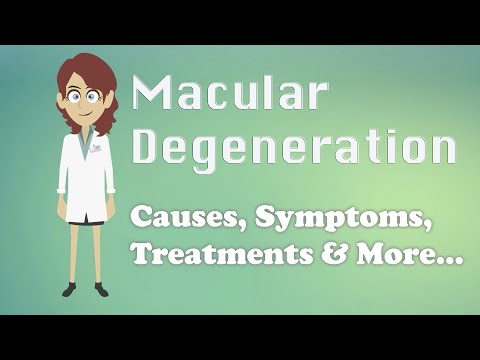 Video: Makuladegeneration: Symptomer, årsager Og Behandlinger