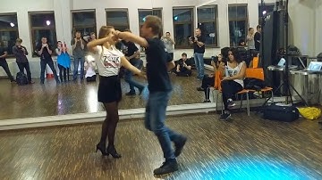 WZF2018: Zuzanna & Michael in Music Choreography workshop demo ~ Zouk Soul