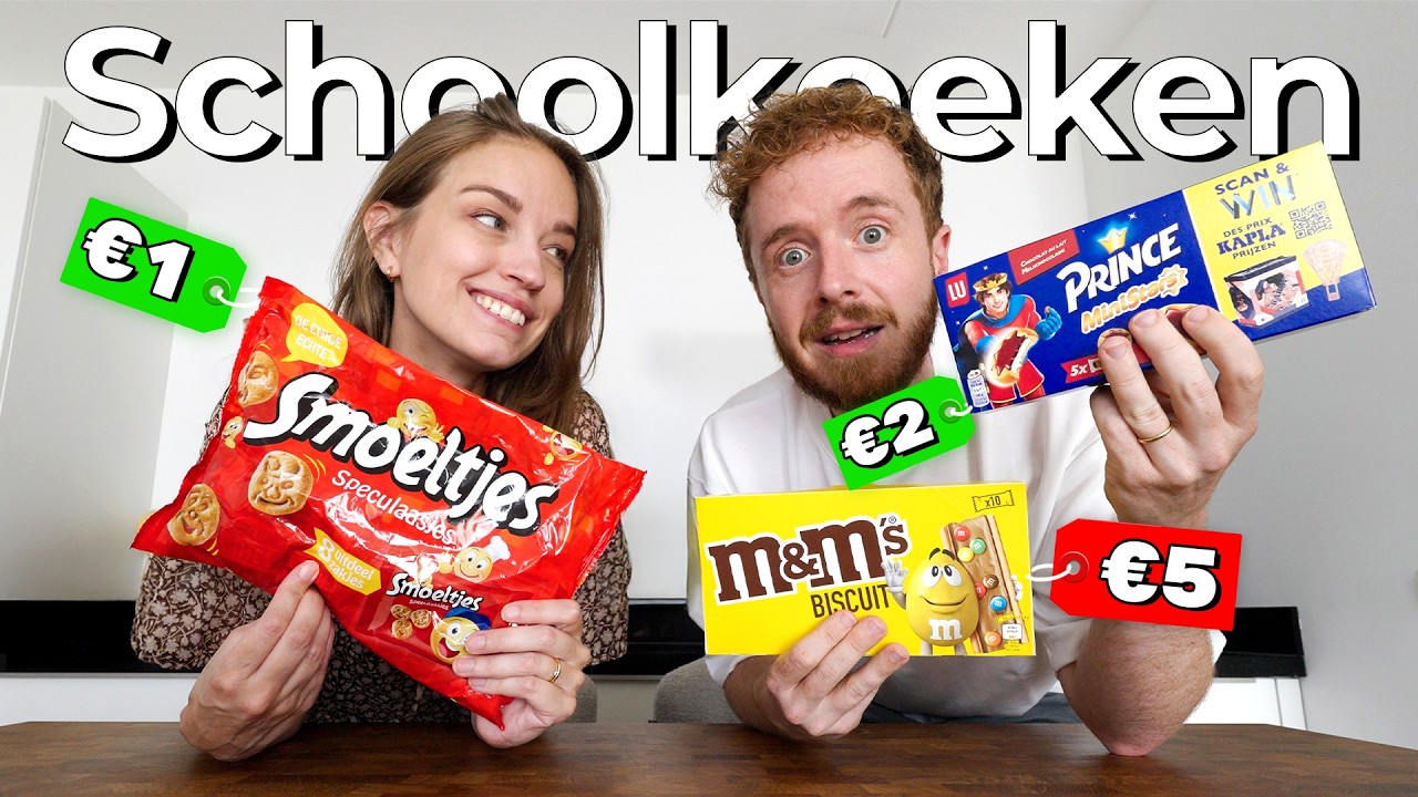 De grote SCHOOLKOEKEN TEST! 🍪 Welke is de beste?!