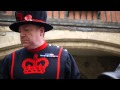 Yeoman Warder giving a funny tour at the Tower of London