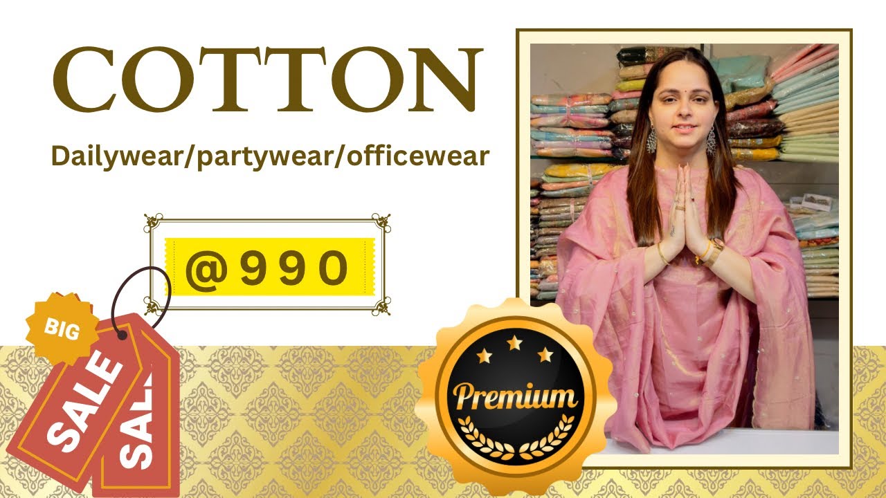 COTTON PREMIUM SUIT Wo Bhi Itne Kam Rate Par Market Se Half Rate Mein cotton-premium-suit-wo-bhi-itne-kam-rate-par-market-se-half-rate-mein