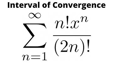 Interval of Convergence for Power Series SUM(n!x^n/(2n)!)