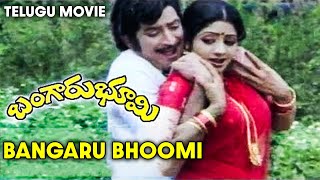 Romantic Action &amp; Drama Movie || Bangaru Bhoomi Telugu Full Movie || Sridevi, Krishna, Gummadi
