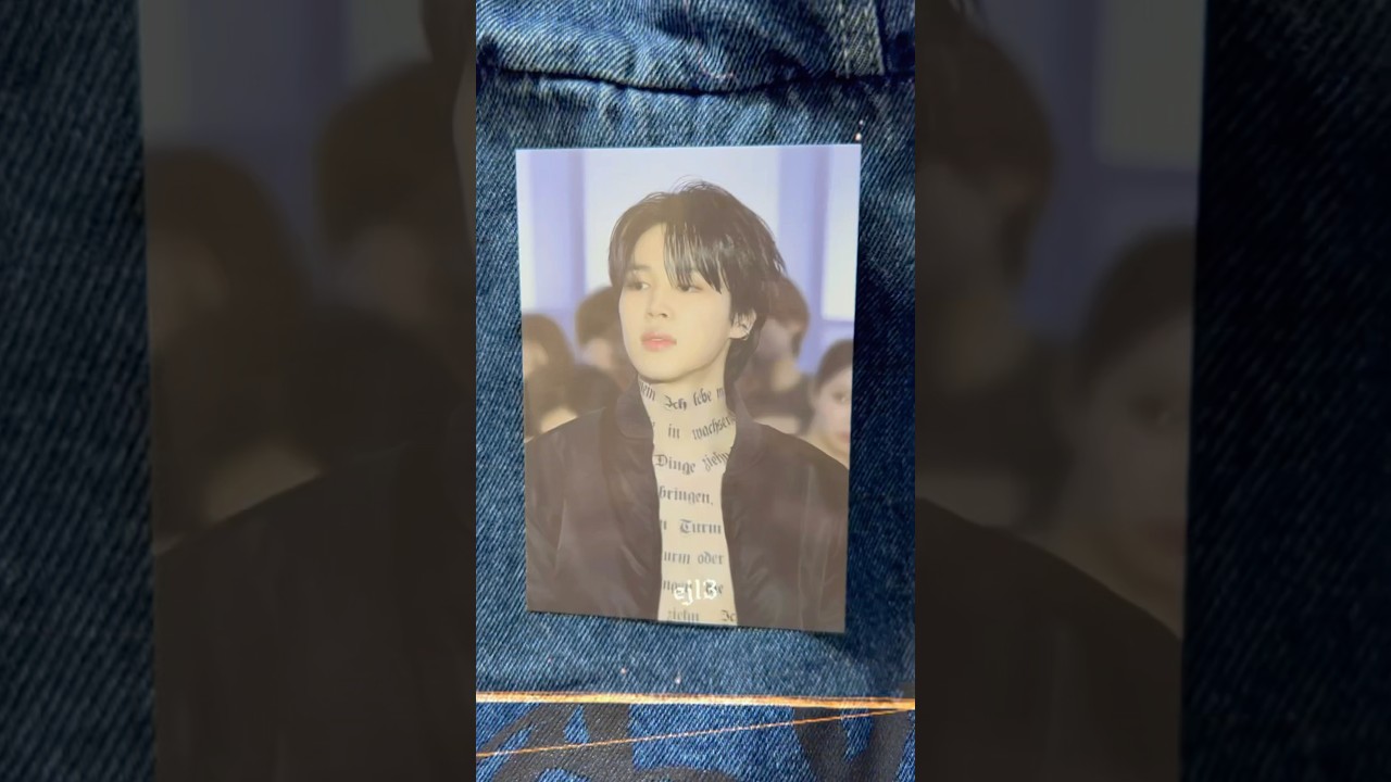 I LOVE IT SO MUCH 😭 Jimin Denim Zip-Up Hoodie 