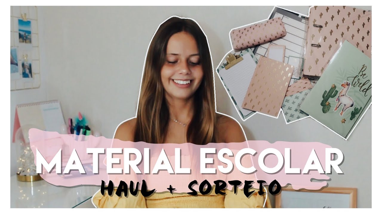 HAUL + SORTEIO MATERIAL ESCOLAR 2018/19 | Regresso às Aulas