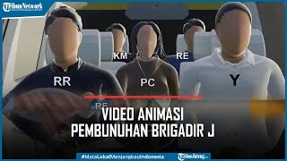 Viral Video Animasi Detik-detik Pembunuhan Brigadir J