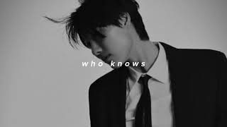 woodz - who knows (slowed down)