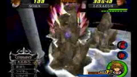 KH2FM Lexaeus Data No Damage/Magic/Drive/Limit/etc (LV1 Critical Mode)