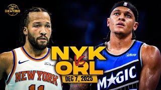 New York Knicks Vs Orlando Magic Full Game Highlights Dec 7, 2025 Freedawkins