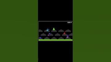 Survival Marble Race 4  - Marble Race in Algodoo  #shorts