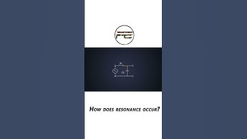 How does resonance occur?