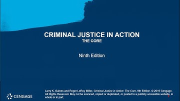 Chapter 01 Lecture on Criminal Justice Today