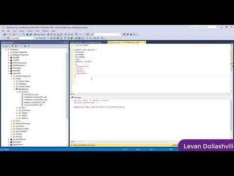 5 SQL INSERT INTO განაცხადი