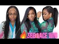 👀 Got YAK YAK! 🔥 Yaki 360 LACE WIG Natural Texture WIG Mimics NATURAL Blowout Hair YWigs Wig Review
