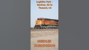 BNSF 7662 WB S-LPKSCO Logistics Park Gardner, KS to Thenard, CA 2-28-2025