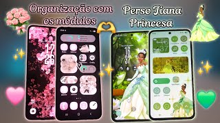 ✨️🖤🩷💚🐸personalização com os módulos samsung/Princesa Tiana