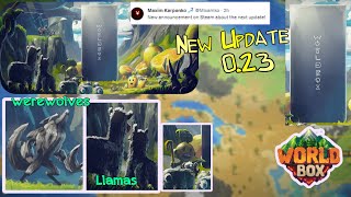 WorldBox Update 0.23|| Monoliths, Religion, Werewolves, Llamas and More.