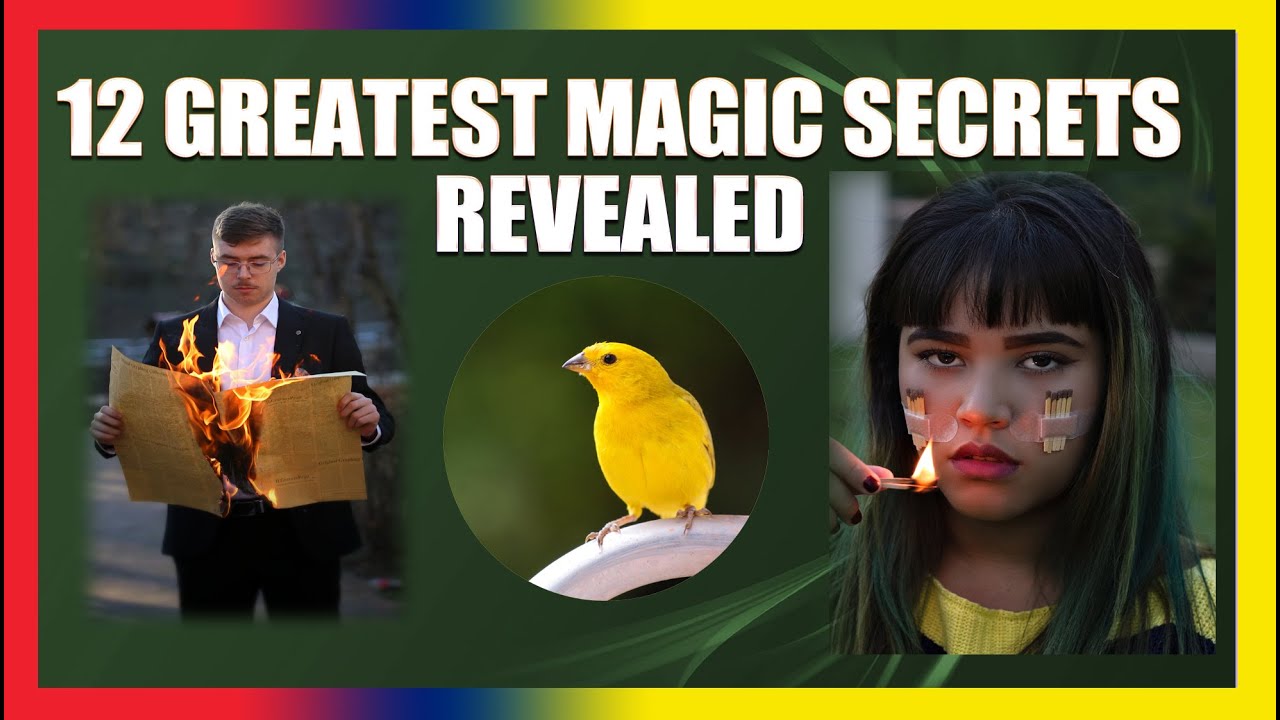 12 GREATEST MAGIC SECRETS REVEALED MagicSecretRevealed YouTube