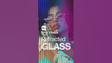 Refracted Glass Effect in After Effects #adobe