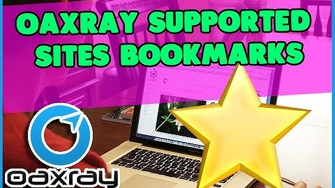 OAXRAY Supported Sites Bookmarks for amazon fba sellers