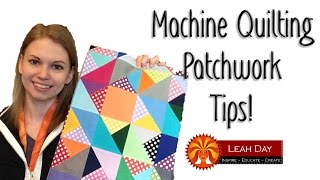 How to Machine Quilt Intricate Pieced Quilts