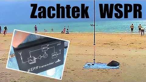 Using a Zachtek multiband WSPR transmitter from the beach