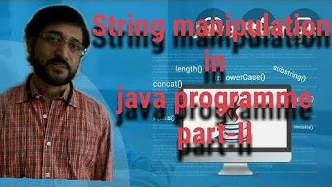 String manipulation in java -II