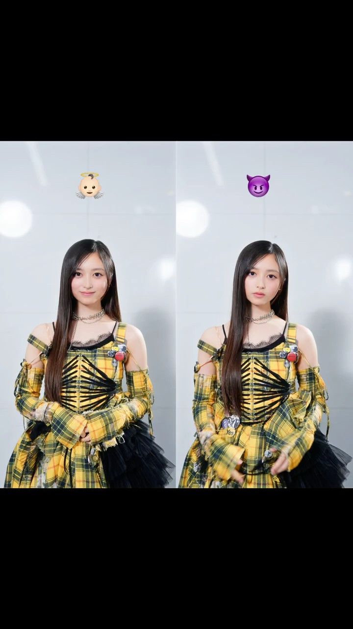 天使なにゃぎと悪魔な和、どっちがすき？👼🏻‎😈#乃木坂46_是非に及ば