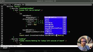 Elm Tetris Episode 10: Erasing cleared lines
