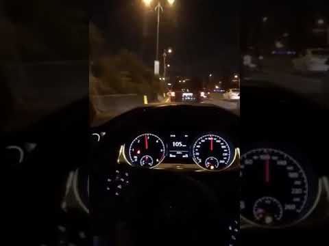 Volkswagen Golf Akşam Gezme Gazlama Snap