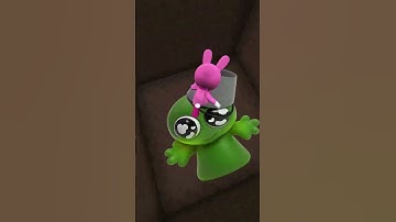 Sprunki Pinki vs Squid Game Lava Jump Part 2 #minecraft #sprunki  #shortsvideo