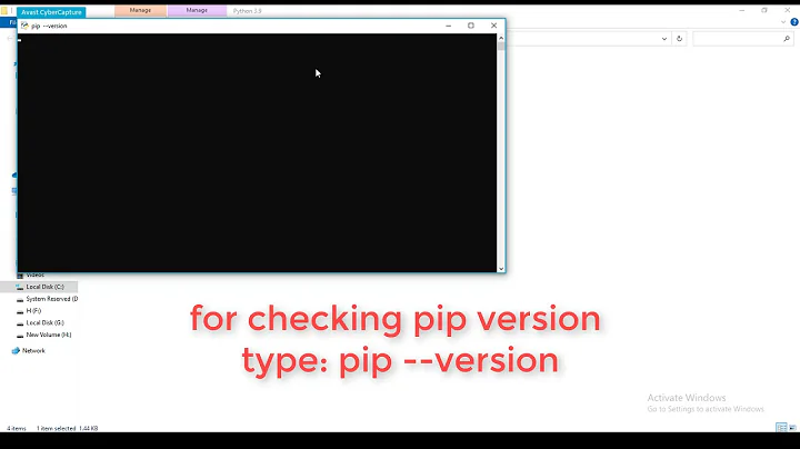 how to Upgrade pip version in Windows 7/8/10 | How to install pip | How to check pip version