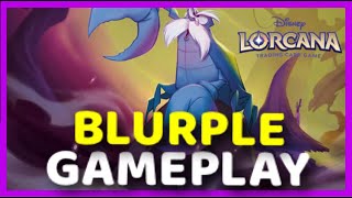 A Consistent Board Presence / Blue Purple Lorcana Gameplay