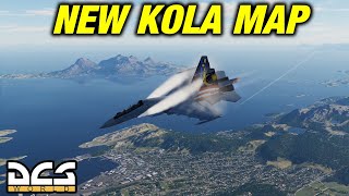 F22 & Su30 Take on Kola! Air to Air combat Cockpit in DCS world